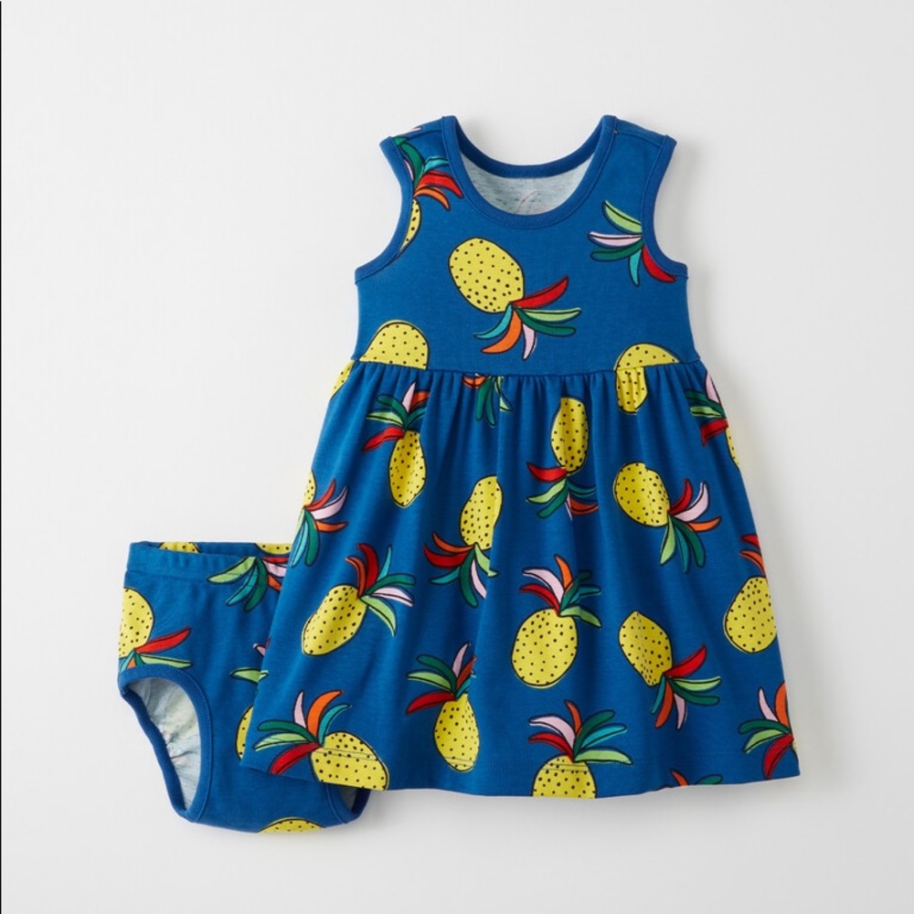 Hanna Andersson Pineapple Play Dress